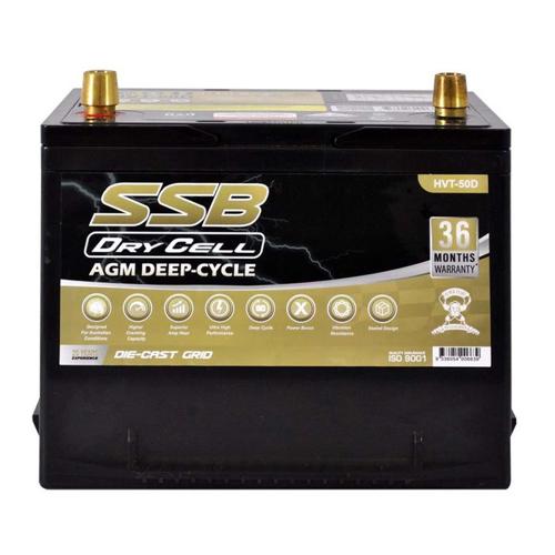 AGM BATTERY DEEP CYCLE DUAL PURPOSE 12V 60AH 600CCA BY SSB ULTRA HIGH PERFORMANC