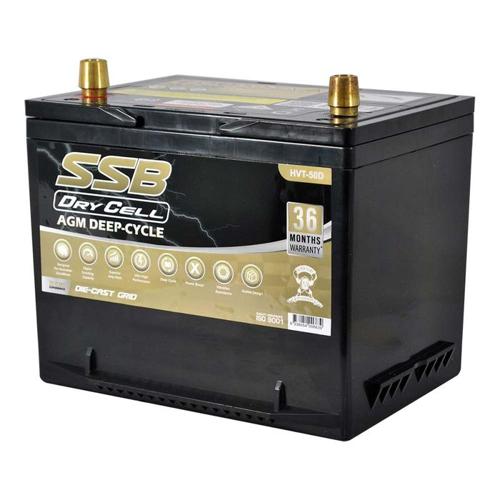 AGM BATTERY DEEP CYCLE DUAL PURPOSE 12V 60AH 600CCA BY SSB ULTRA HIGH PERFORMANC