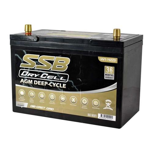 AGM BATTERY DEEP CYCLE DUAL PURPOSE 12V 105AH 780CCA BY SSB (27X MF) ULTRA HIGH