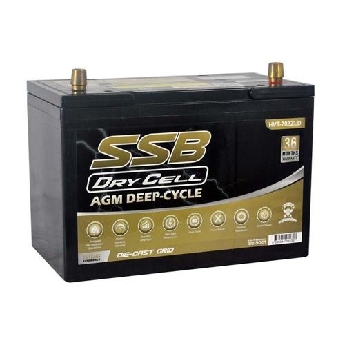 AGM BATTERY DEEP CYCLE DUAL PURPOSE 12V 105AH 780CCA BY SSB (27LX MF) ULTRA HIGH
