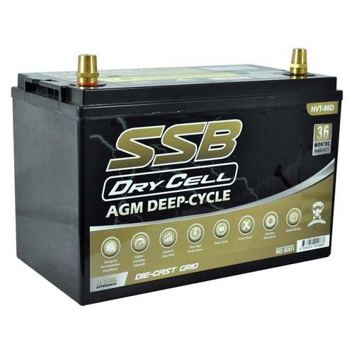 AGM BATTERY DEEP CYCLE DUAL PURPOSE 12V 130AH 1000CCA BY SSB (31X MF) ULTRA HIGH