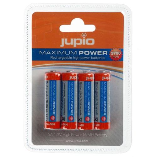JUPIO RECHARGABLE BATTERY AA 2700MAH 4PK