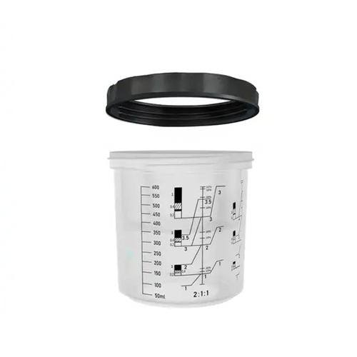 HANSPRAY SPEEDY PAINT SYSTEM 800ML REPLACEMENT HARD OUTER CUP & COLLAR SINGLE UN