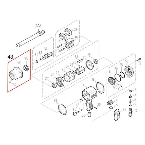 M7 CLUTCH HOUSING (35.36.37) FOR NC-6266