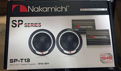NAKAMICHI SPEAKERS 13MM 100W TWEETERS PAIR WITH CROSSOVER