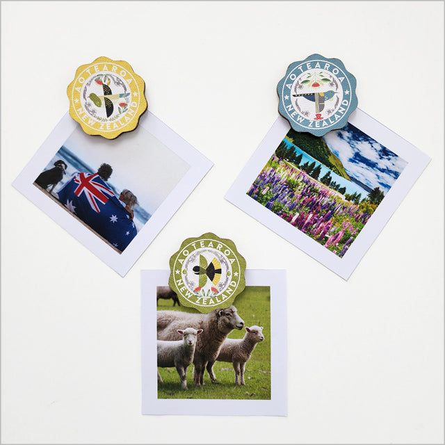Magnet Pop-Out - Circle Folk Birds Set