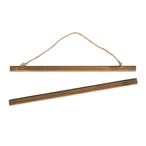 Poster Hanger - Magnetic 2Pc Nat 55cm (2 Sets)