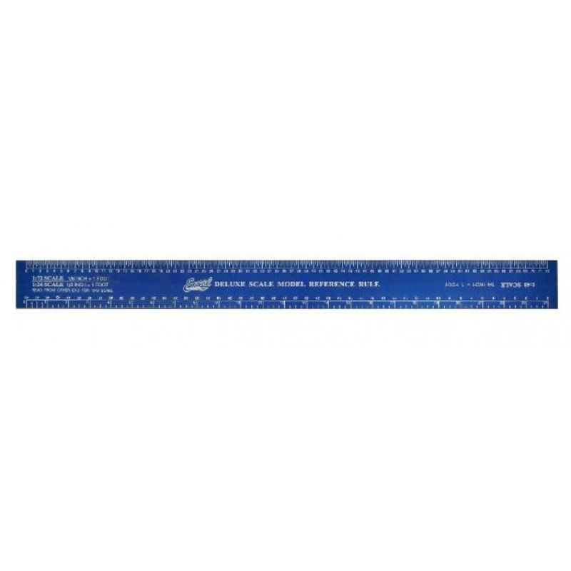 Hobby Tool - 12" Ruler: 1/72,1/48,1/35,1/24