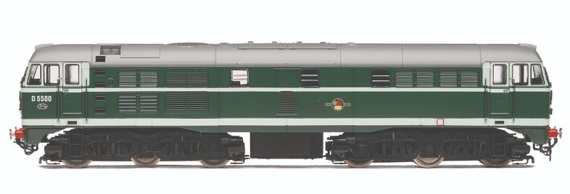 Hornby BR CL.31 A1A-A1A D5500 model locomotive, detailed 1/76 scale replica of a British railway icon from Era 5.