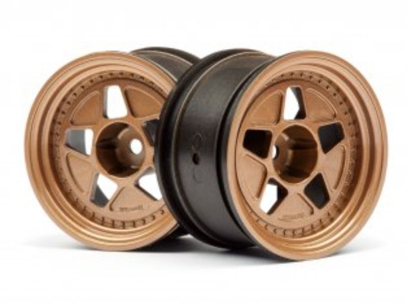 Premium 1/10 scale radio control wheel, enhancing performance and style for RC cars with superior grip and durability.