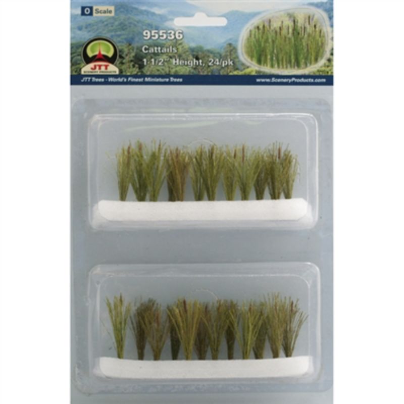 JJT Model Scenery - O: 37mm Cattails (24)