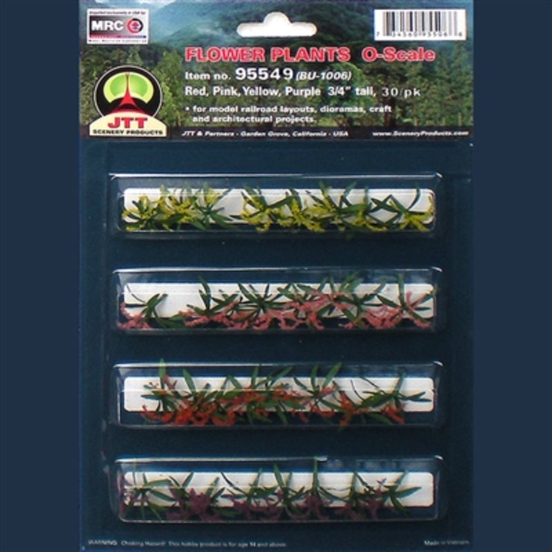 JJT Model Scenery - O: 19mmFlower Plants(30)