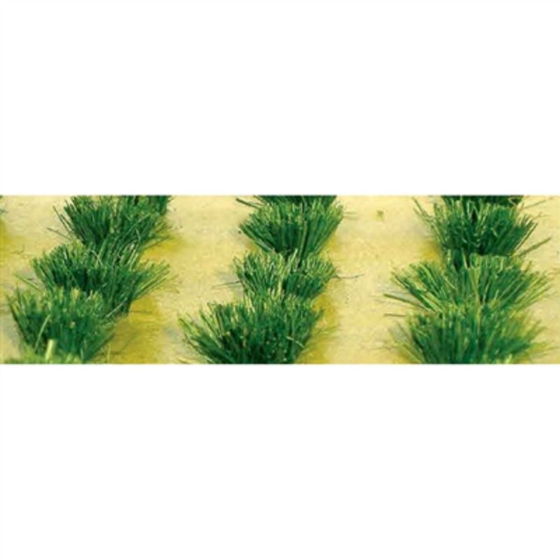 Realistic JJT Detachable Grass Bushes for model railways, offering 30 versatile, lifelike greenery elements for enhanced dioramas.