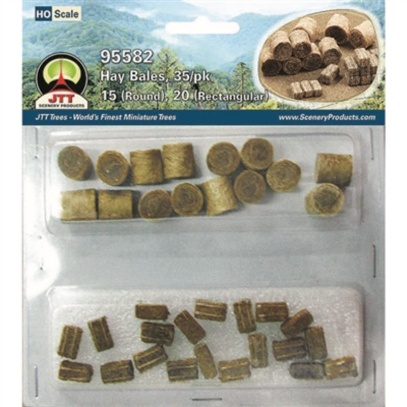 JJT Model Scenery - HO: Hay Bales (35)