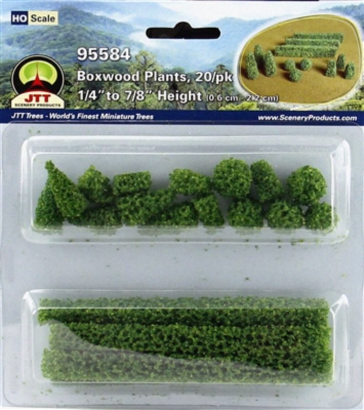 JJT Model Scenery - HO: Boxwood Plant (20)
