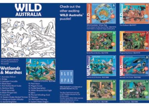 Blue Opal - Wild Aust Wetlands & Marshes 150pc