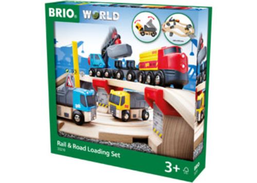 BRIO Set - Rail & Road Loading Set 32 pieces