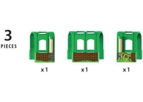 BRIO Tunnel - Flexible Tunnel 3 pieces