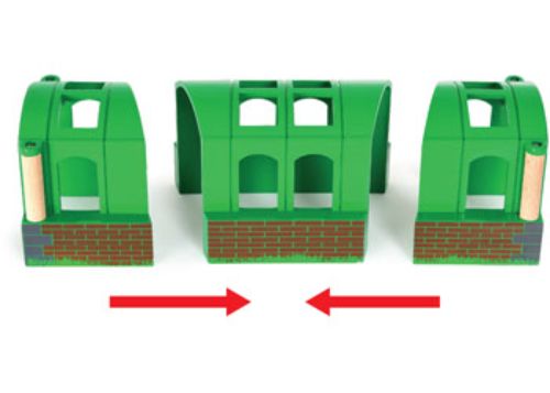 BRIO Tunnel - Flexible Tunnel 3 pieces