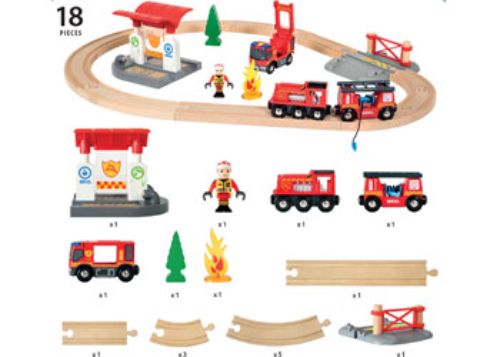 BRIO Set - Firefighter Set 18 pieces