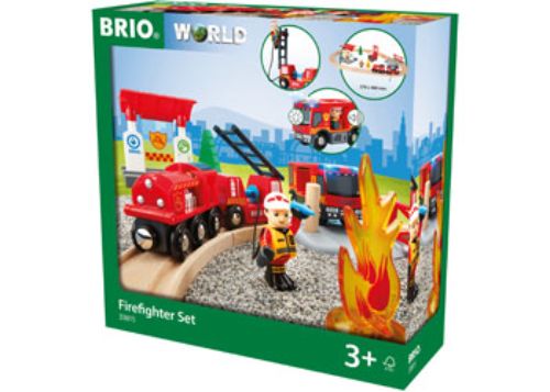BRIO Set - Firefighter Set 18 pieces