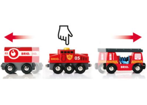 BRIO Train - Rescue Firefighting Train 4 pieces