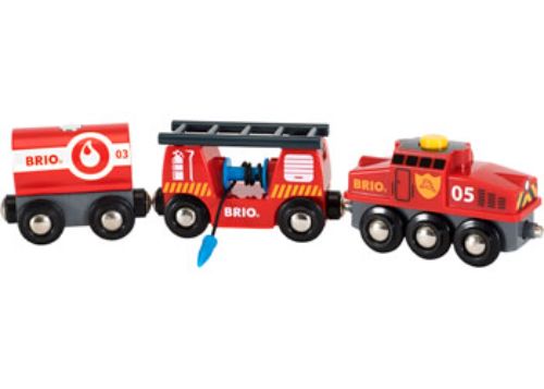 BRIO Train - Rescue Firefighting Train 4 pieces