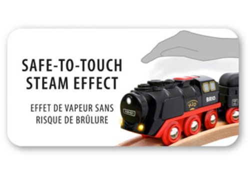 BRIO BO - Steaming Train 3 pieces