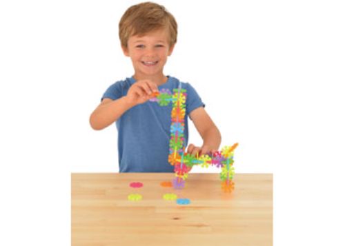 Colorful Galt Mini Octons construction kit with 72 interlocking pieces for creative and educational play, perfect for all ages.
