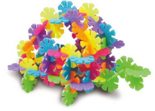 Colorful mini Octons construction kit with 72 durable interlocking pieces for creative building, ideal for all ages.