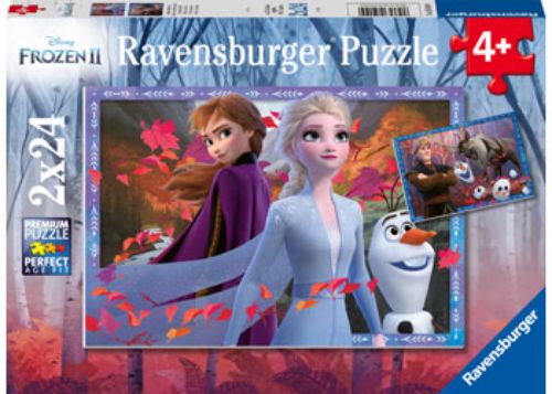 Puzzle - Ravensburger - Frozen 2 Frosty Adventures 2x24pc