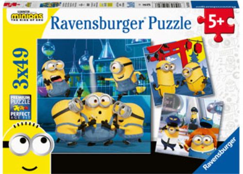 Puzzle - Ravensburger - Minions 2 3x49pc