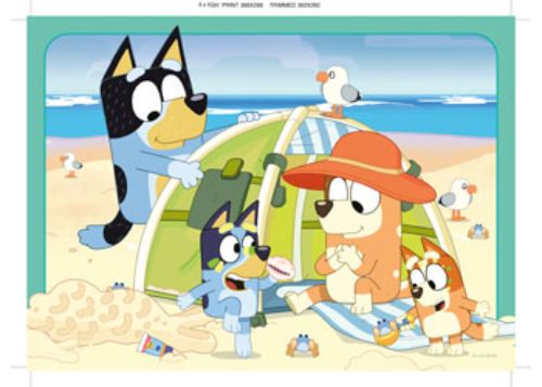 Puzzle - Ravensburger - Bluey Gotta Be Done! Puzzle 4x42pc