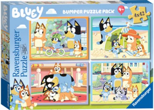 Puzzle - Ravensburger - Bluey Gotta Be Done! Puzzle 4x42pc
