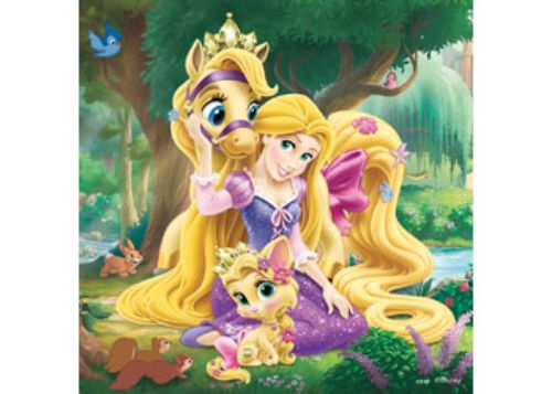 Puzzle - Ravensburger - Disney Belle Cinderella Rapunzel 3x49pc