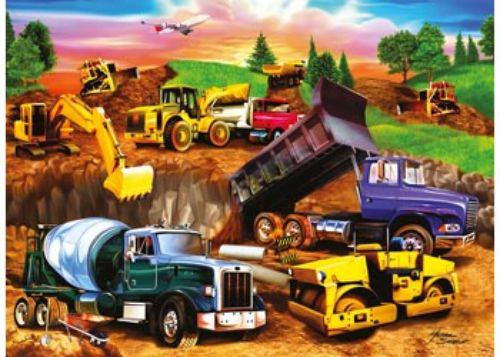 Puzzle - Ravensburger - Construction Crowd Puzzle 60pc