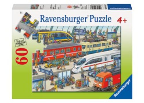 Puzzle - Ravensburger - Railway Station Puzzle 60pc