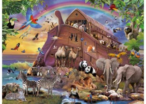 Puzzle - Ravensburger - Boarding the Ark Puzzle 150pc