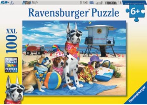 Puzzle - Ravensburger - No Dogs on the Beach Puzzle 100pc