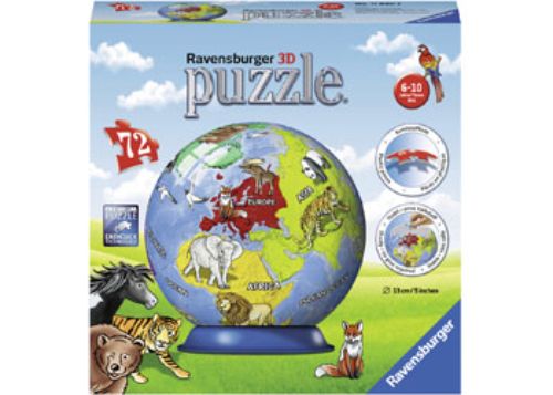Ravensburger - Childrens Globe Puzzleball 72pc