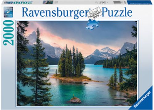 Ravensburger 2000pc puzzle featuring a captivating Spirit Island scene, perfect for advanced puzzle enthusiasts.