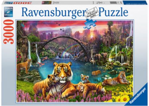Puzzle - Ravensburger - Tigers in Paradise Puzzle 3000pc