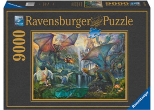 Puzzle - Ravensburger - Magic Forest Dragons Puzzle 9000pc