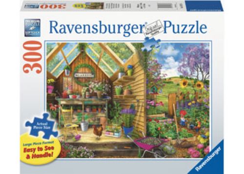 Large Format Puzzle - Ravensburger - Gardeners Getaway 300pcLF