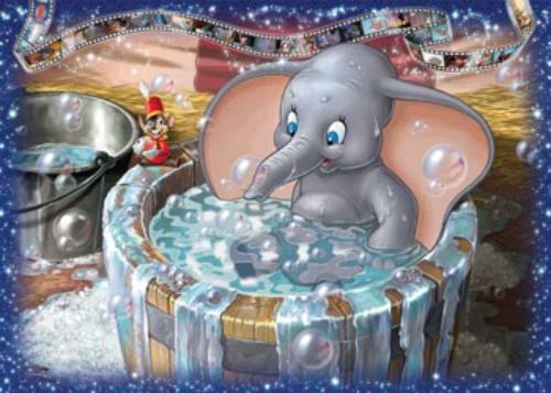 Disney puzzle featuring Dumbo from the 1941 film, with 1000 precision-cut pieces for engaging family fun.