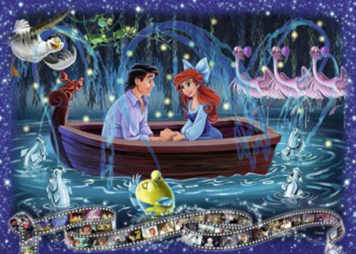 1000-piece Ravensburger puzzle featuring Ariel from Disney's Little Mermaid, perfect for fans and collectors.