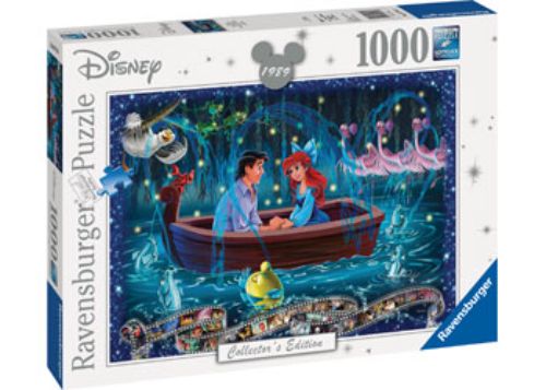 Vibrant 1000pc puzzle featuring Ariel from Disney's Little Mermaid, measuring 70 x 50 cm, perfect for fans and collectors.