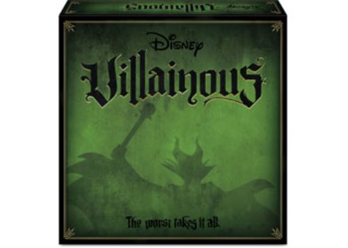 Ravensburger Villainous board game featuring Disney villains like Maleficent and Ursula for strategic gameplay and fun.