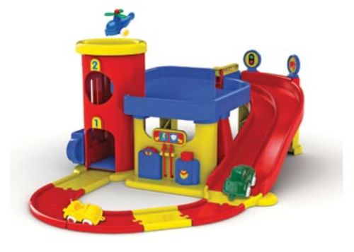 Viking Toys - 2 Storey Garage with Tracks