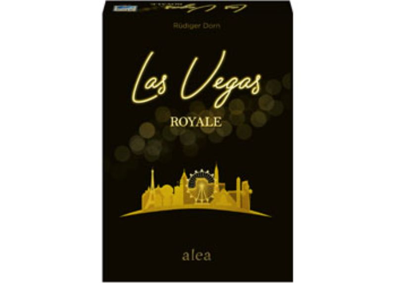 Ravensburger Las Vegas Royale game with dice, casinos, and engaging gameplay for all experience levels.